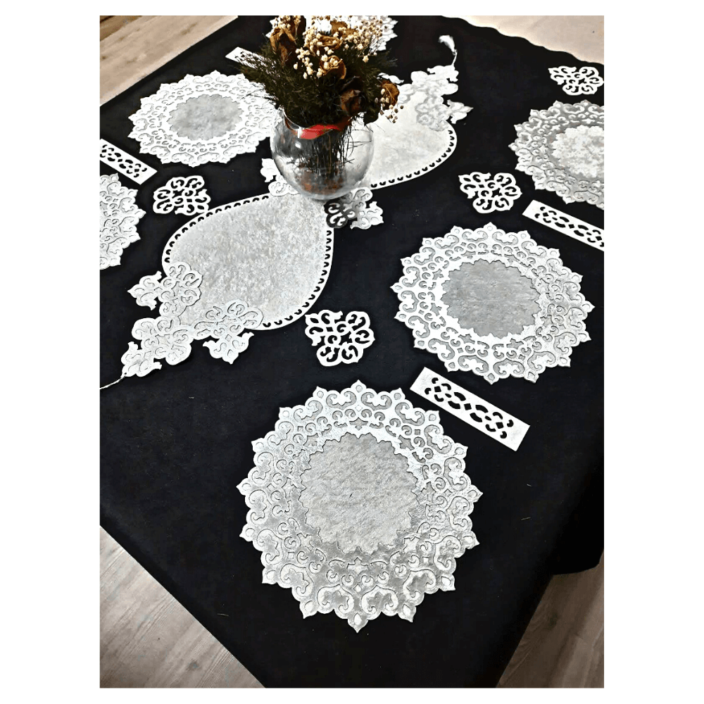 table runner placemat napkins (6-8-12 Persons) 100x33 cm